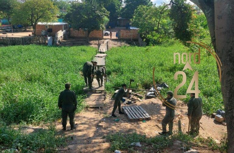 Destruyen pasarelas clandestinas entre Formosa y Paraguay