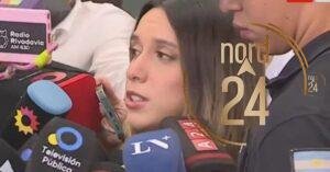 La abogada argentina volvió al país tras pagar la caución