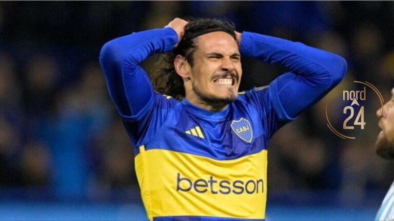 Cavani se lesionó cuando iba a ser titular en el decisivo partido de copa