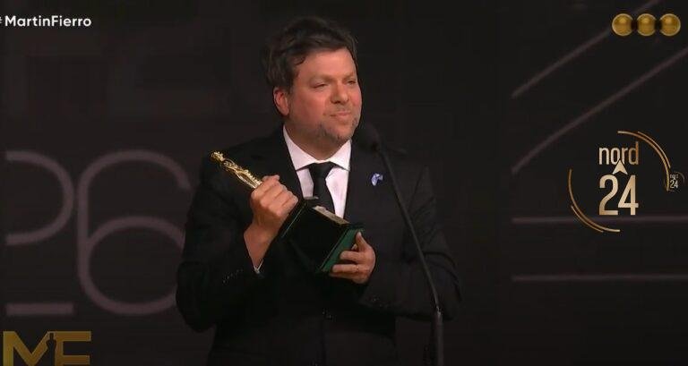 Guido Kaczka se llevó el Martín Fierro de Oro