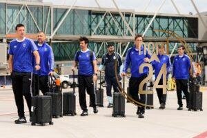 La Selección Argentina realizó su primera práctica en Kansas