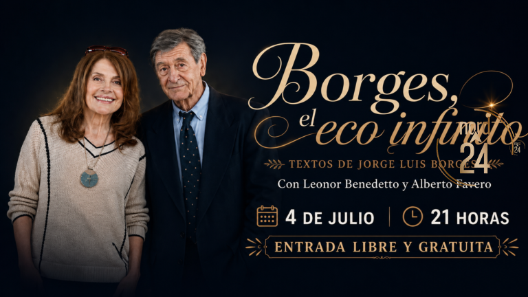 Leonor Benedetto ofrecerá en Empedrado un homenaje a Jorge Luis Borges