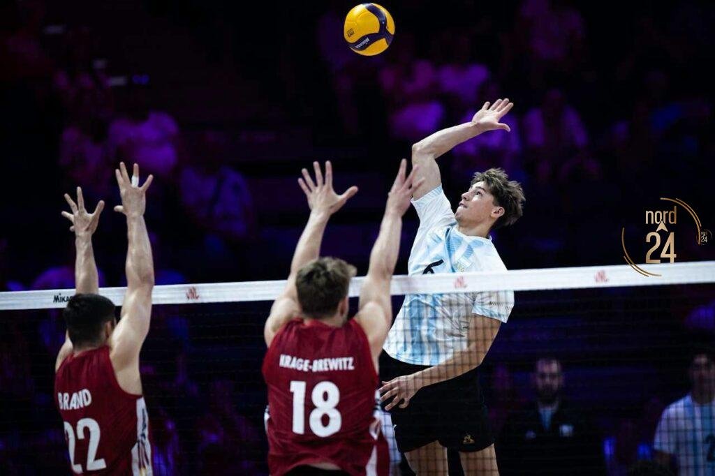 Destacado partido de Germán Gomez en el inicio de la Week 2 de la VNL