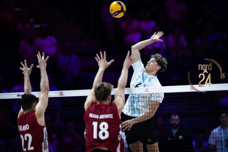 Destacado partido de Germán Gomez en el inicio de la Week 2 de la VNL