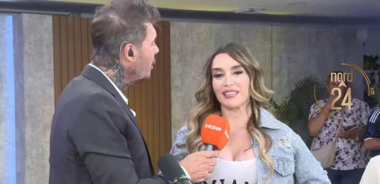 Fátima Florez sorprendió a Marcelo Tinelli en pleno programa desde Miami