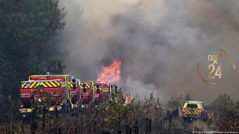 España y Francia combaten el fuego y se agrava la situación