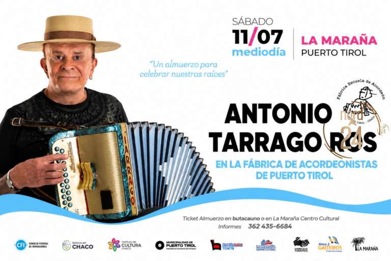 Puerto Tirol recibirá a Antonio Tarragó Ros para celebrar la identidad del acordeón
