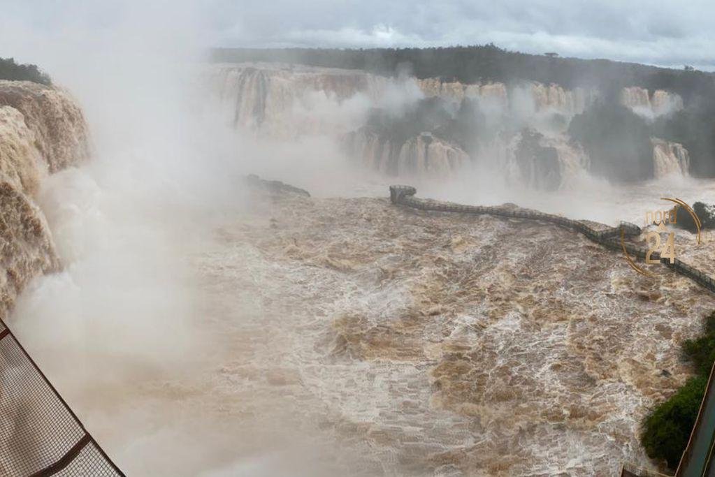 Cataratas del Iguazú: Habilitan los circuitos y mantienen cerrado Garganta del Diablo