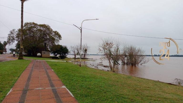 Corrientes monitorea la crecida del río Uruguay y mantiene el alerta preventiva 