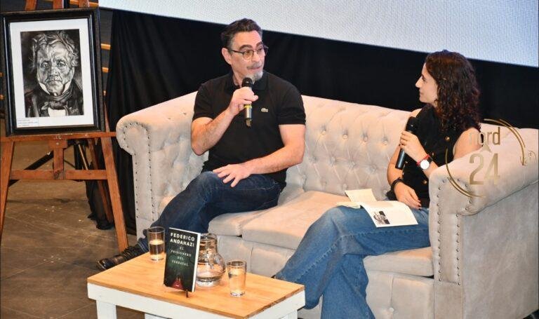Federico Andahazi presentó su nueva novela y elogió el crecimiento de Corrientes