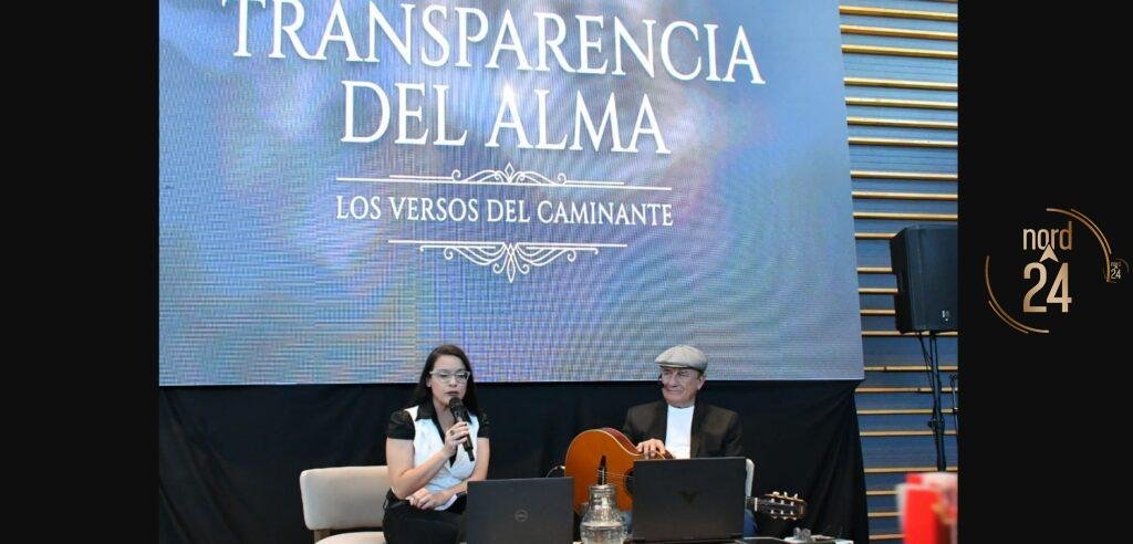 Julio Cáceres presentó su obra “Transparencia del alma. Versos del caminante”