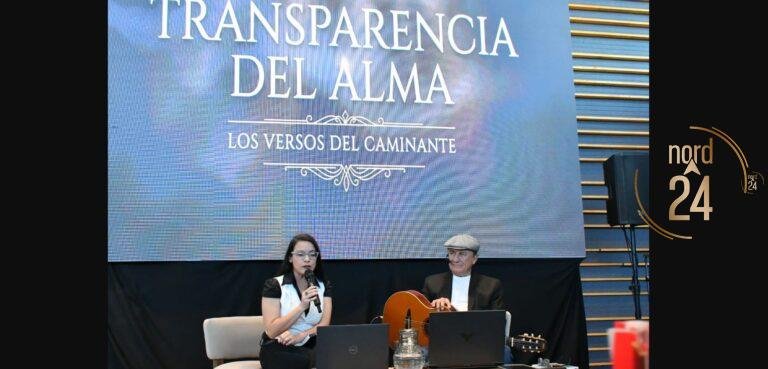 Julio Cáceres presentó su obra “Transparencia del alma. Versos del caminante”