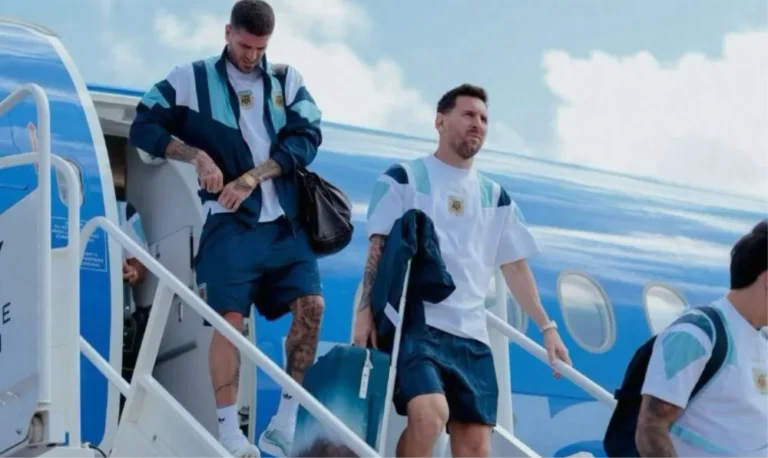 Argentina ya está en Atlanta para enfrentar mañana a Egipto