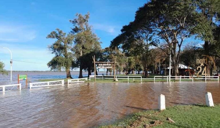Río Uruguay: Monte Caseros monitorea niveles y prepara operativos de emergencia