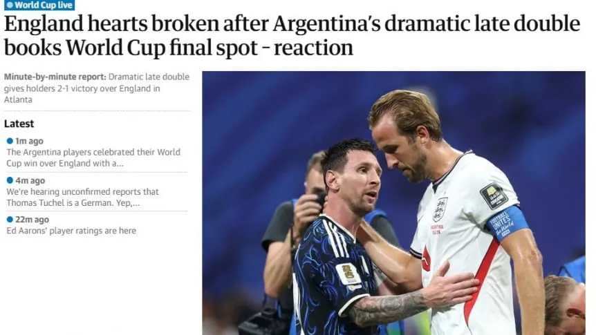 Todos los medios del mundo reaccionaron a la victoria de Argentina