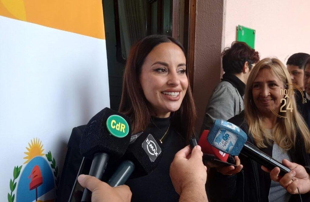 Lourdes Sánchez presentó la cartelera cultural de septiembre en Corrientes