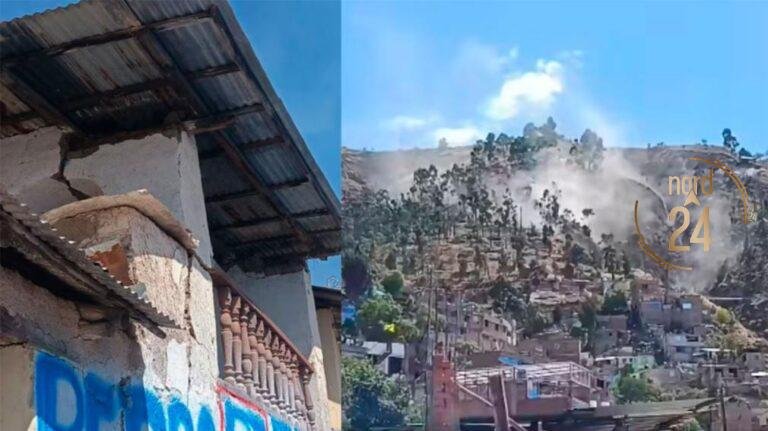 Tres heridos y serios daños en infraestructura por un sismo en Perú