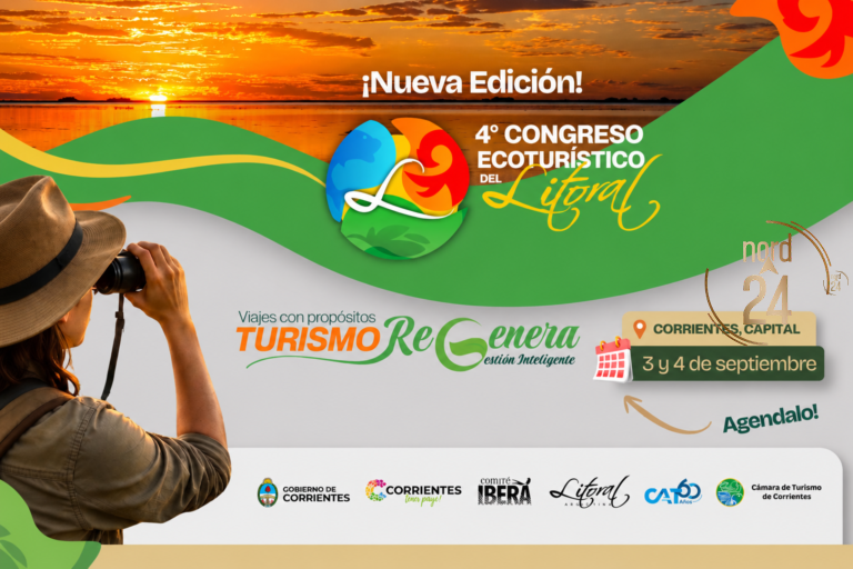 Corrientes será sede del 4° Congreso Ecoturístico de la Región Litoral