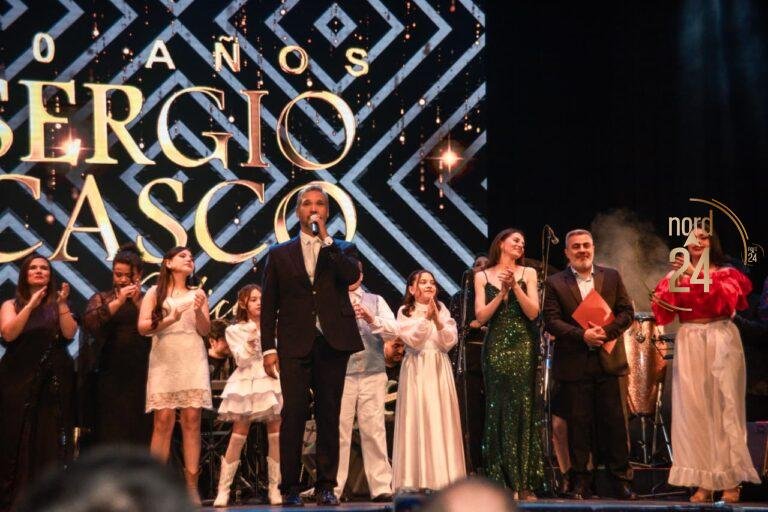 Sergio Casco festejó sus 30 años de carrera en el Guido Miranda