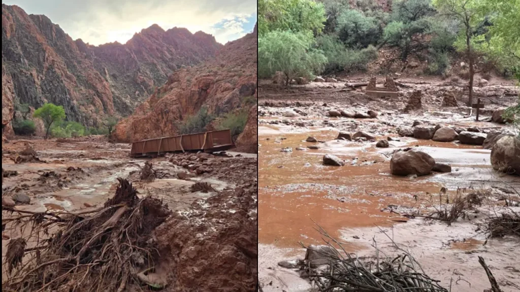Repentina inundación en el Gran Cañón deja al menos 20 desaparecidos