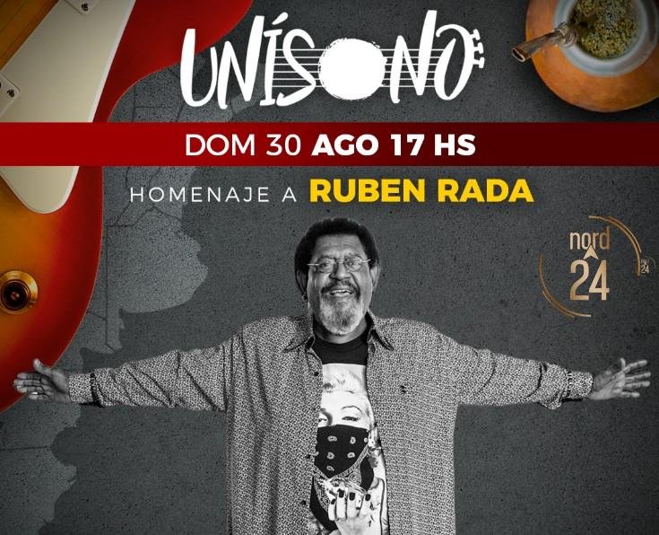 Unísono homenajea a Rubén Rada y reúne a seis proyectos musicales de todo el país