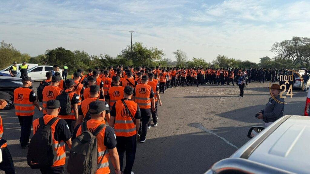 Peregrinación Policial a Itatí: Cortes en la RN 12 y drones para monitorear la marcha