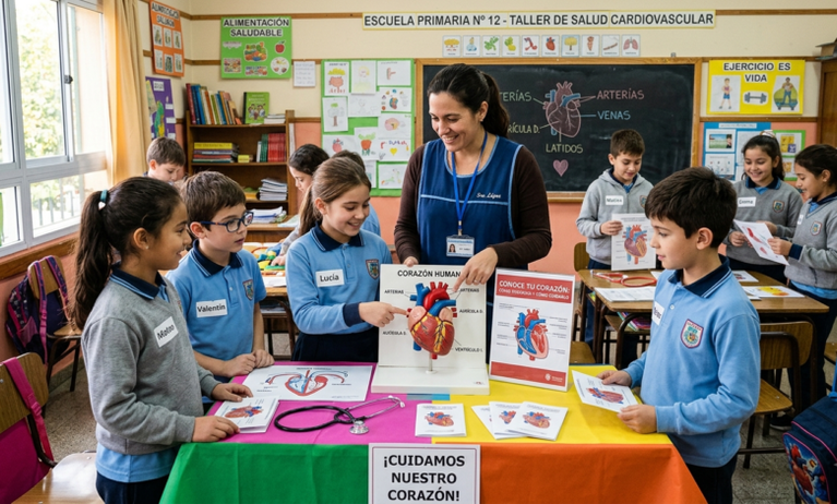 Promueven la prevención cardiovascular desde las escuelas 