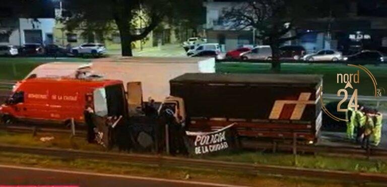 Un camionero se descompensó y murió en plena Avenida General Paz