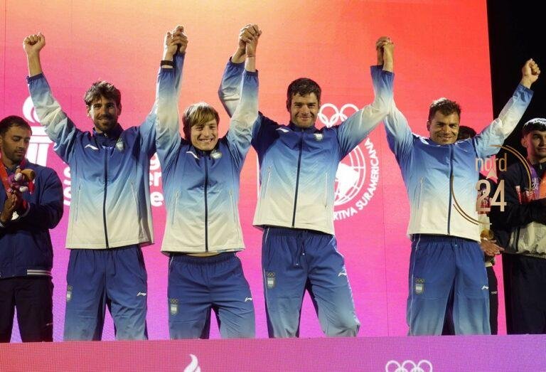Argentina sigue creciendo en el medallero de los Suramericanos, cerca del final