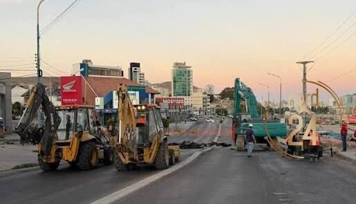 Capital: Corte parcial en avenida Maipú por trabajos de Aguas de Corrientes