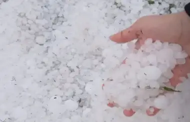 Temporal en Lavalle: El granizo dañó viviendas y asisten a familias afectadas