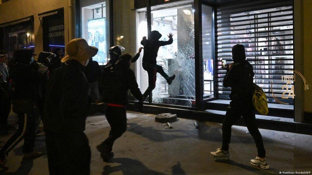 Fuertes saqueos y enfrentamientos con la policía por protestas en Francia