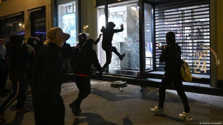Fuertes saqueos y enfrentamientos con la policía por protestas en Francia
