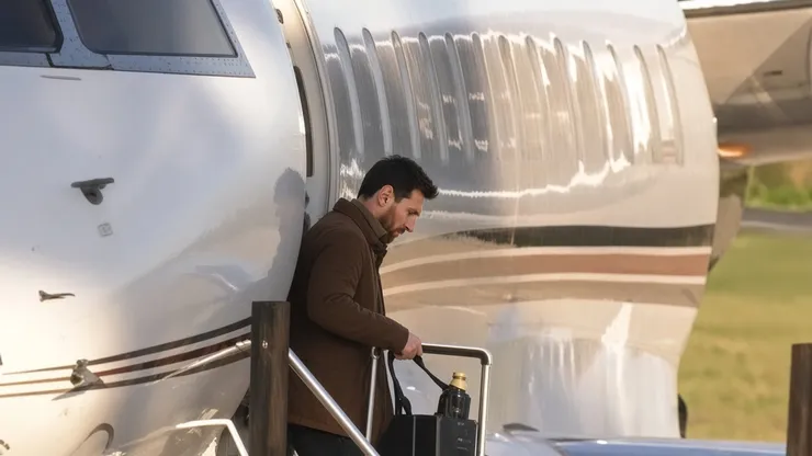 Lionel Messi llegó a Argentina para su despedida definitiva de la selección