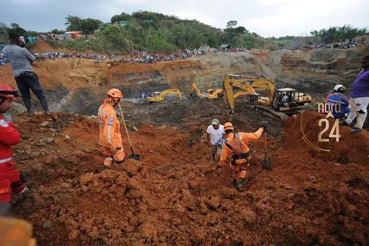Al menos 14 muertos tras derrumbe de una mina ilegal de oro en Colombia