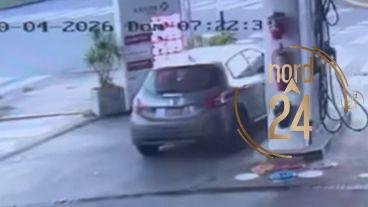 Llenó el tanque de su auto y se fue sin pagar en Rosario