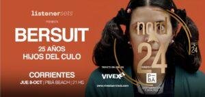 Bersuit Vergarabat trae una noche de rock, clásicos y fiesta frente al Paraná