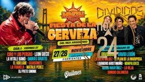 Ciro y Los Persas y Divididos encabezan la grilla del Mastai Fiesta de la Cerveza del NEA argentino
