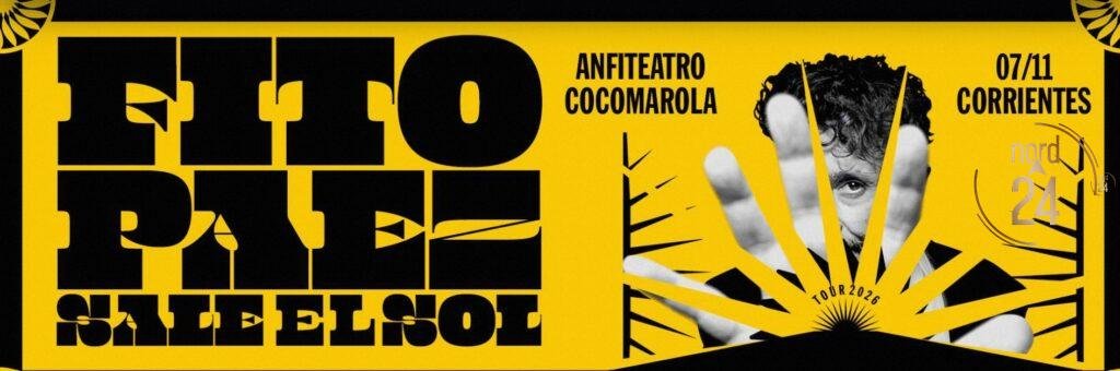 Fito Páez vuelve a Corrientes con Sale el sol tour